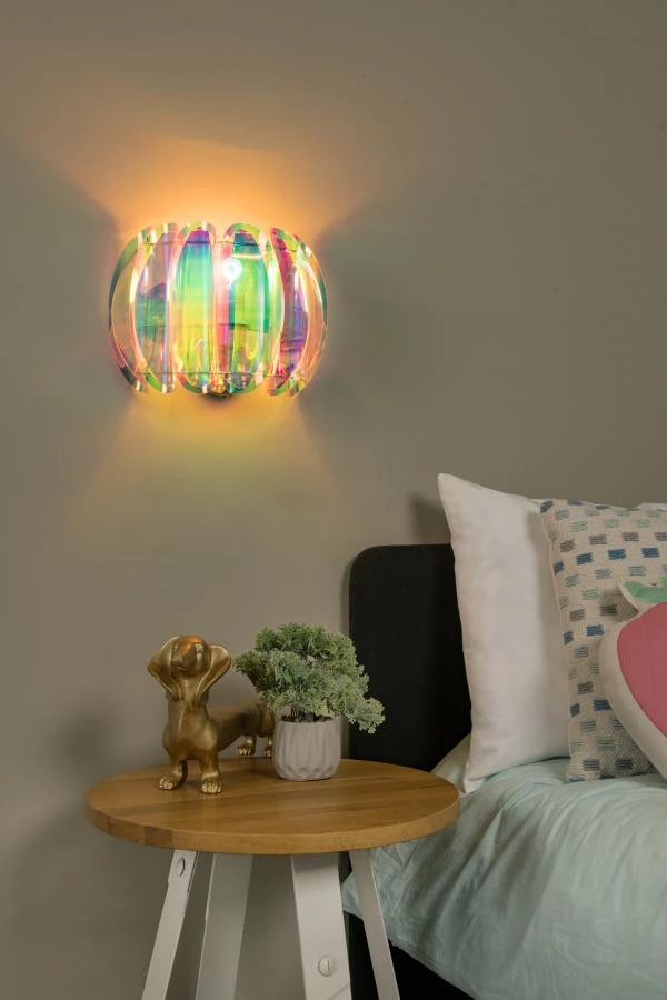 Lucide GLINSTAR - Wall light - 1xE27 - Multicolor - atmosphere 1